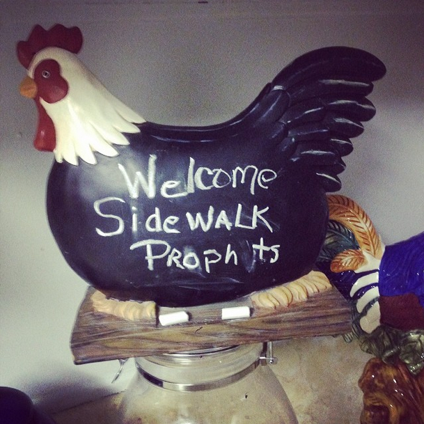 sidewalk prophets rooster