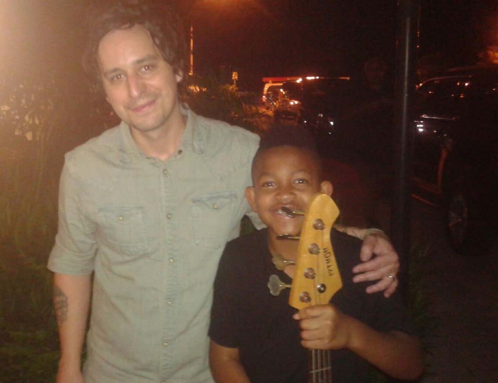 Guitarist James Duke with DeShawn