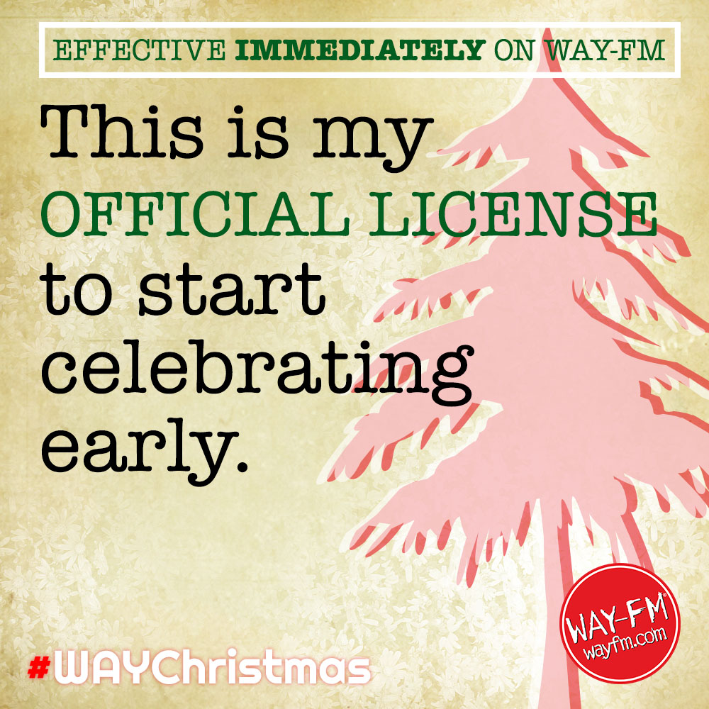 Official Christmas license