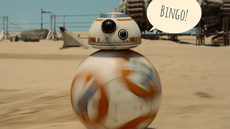 Star Wars BB-8 Bingo