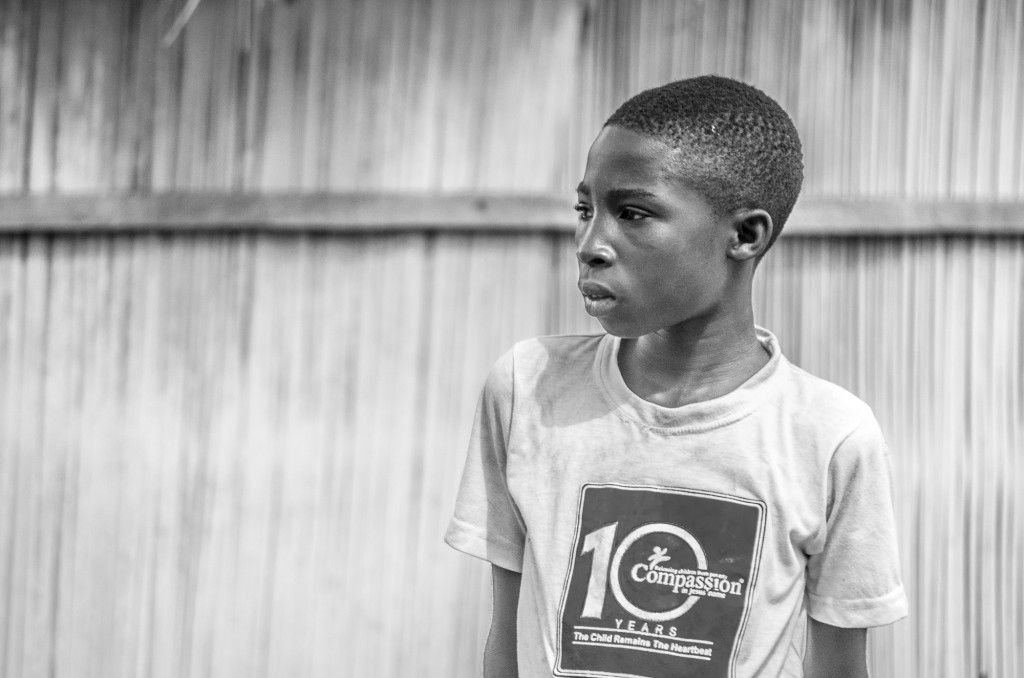 Compassion kid in Ghana