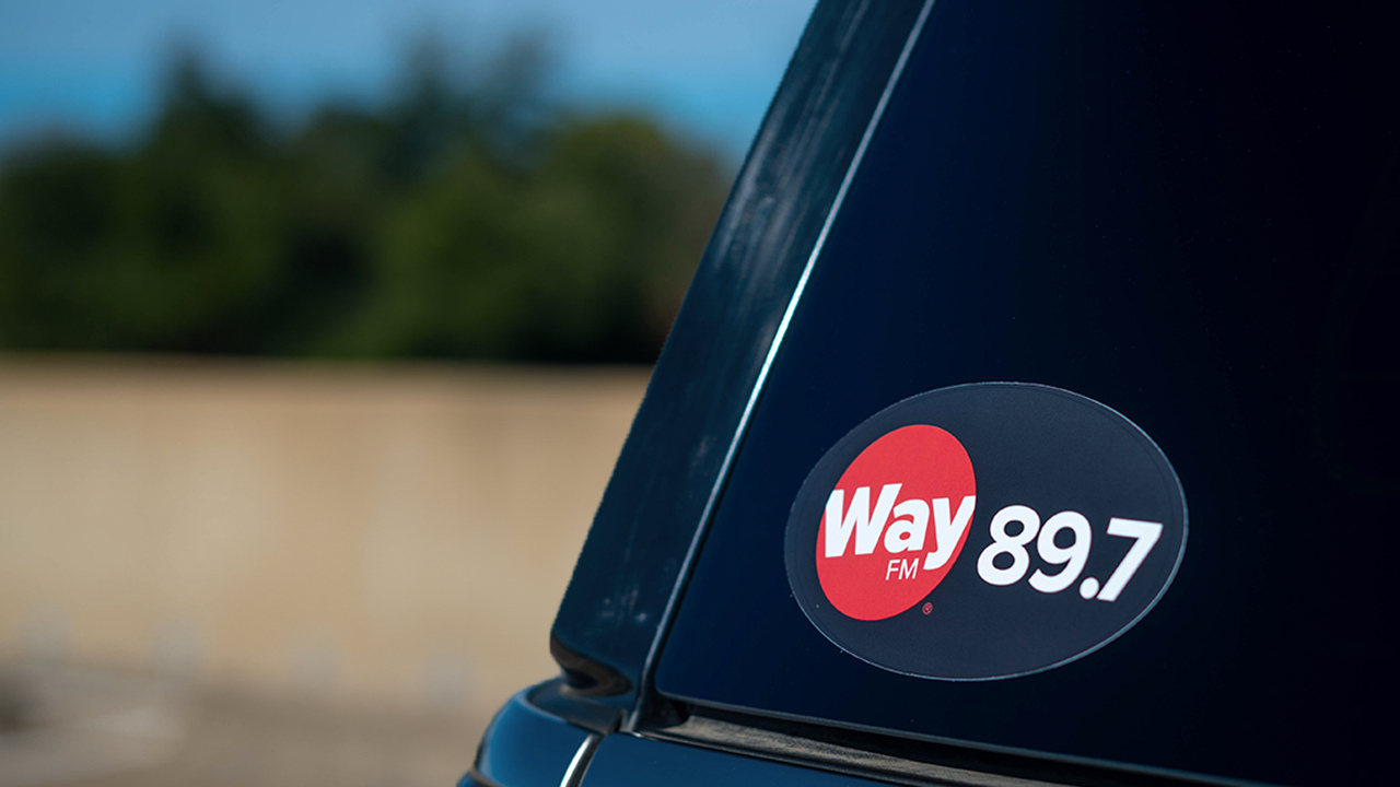 Get a WayFM Sticker For Your Car!