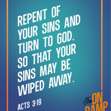 Acts 3:19 NLT Now repent of your sins and turn to God, so that your sins may be wiped away. Then times of refreshment will come from the presence of the Lord, and he will again send you Jesus, your appointed Messiah.